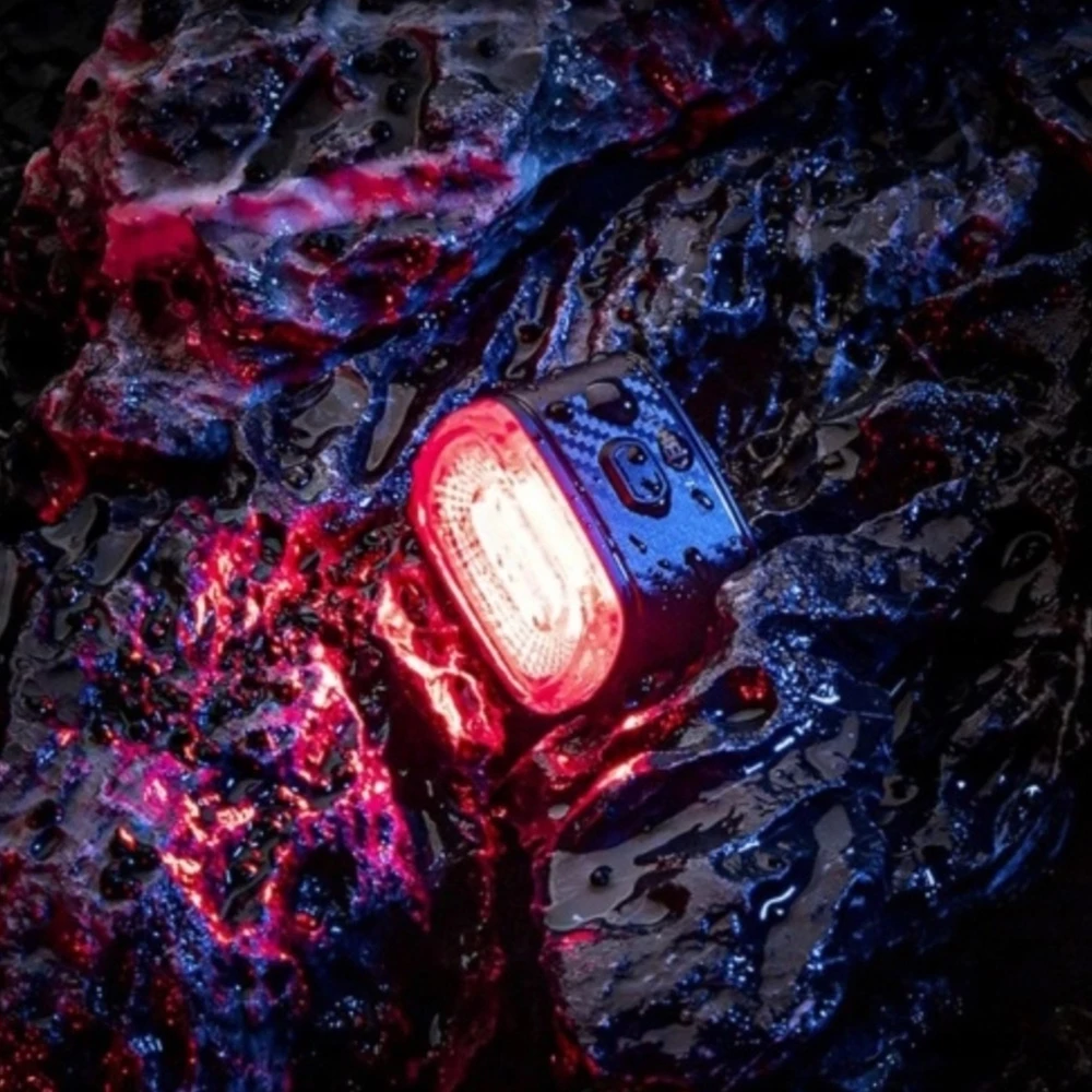 Dritë e pasme biçiklete Rockbros Q2S me LED, Smart Stop System, USB-C, e zezë