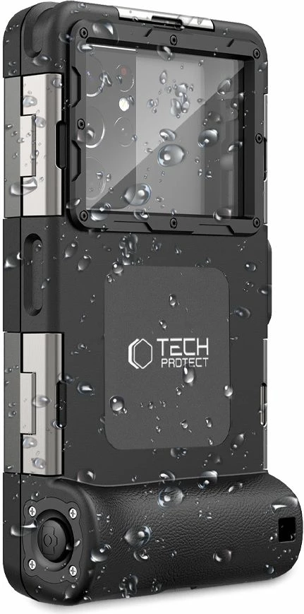 Mbështjellës Tech-Protect Waterproof Case IPX8 për celular 4.7-6.7 inç, i zi
