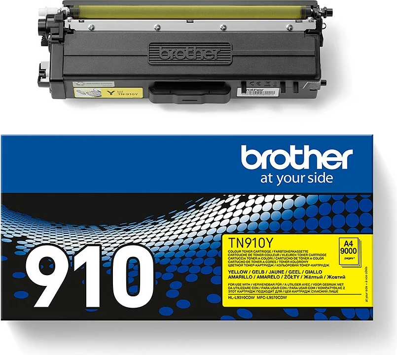 Toner Brother TN-910Y, 9000 faqe, e verdhë