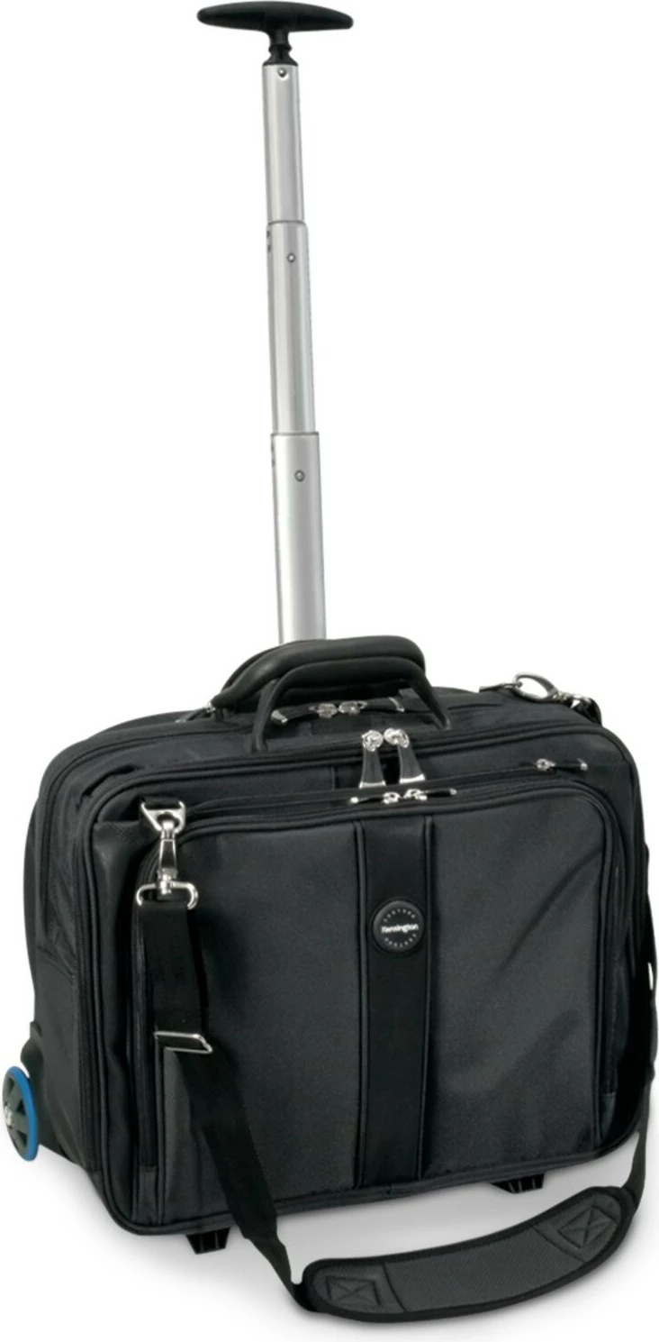 Çantë laptopi Kensington Contour 17 inç, me rrota, e zezë