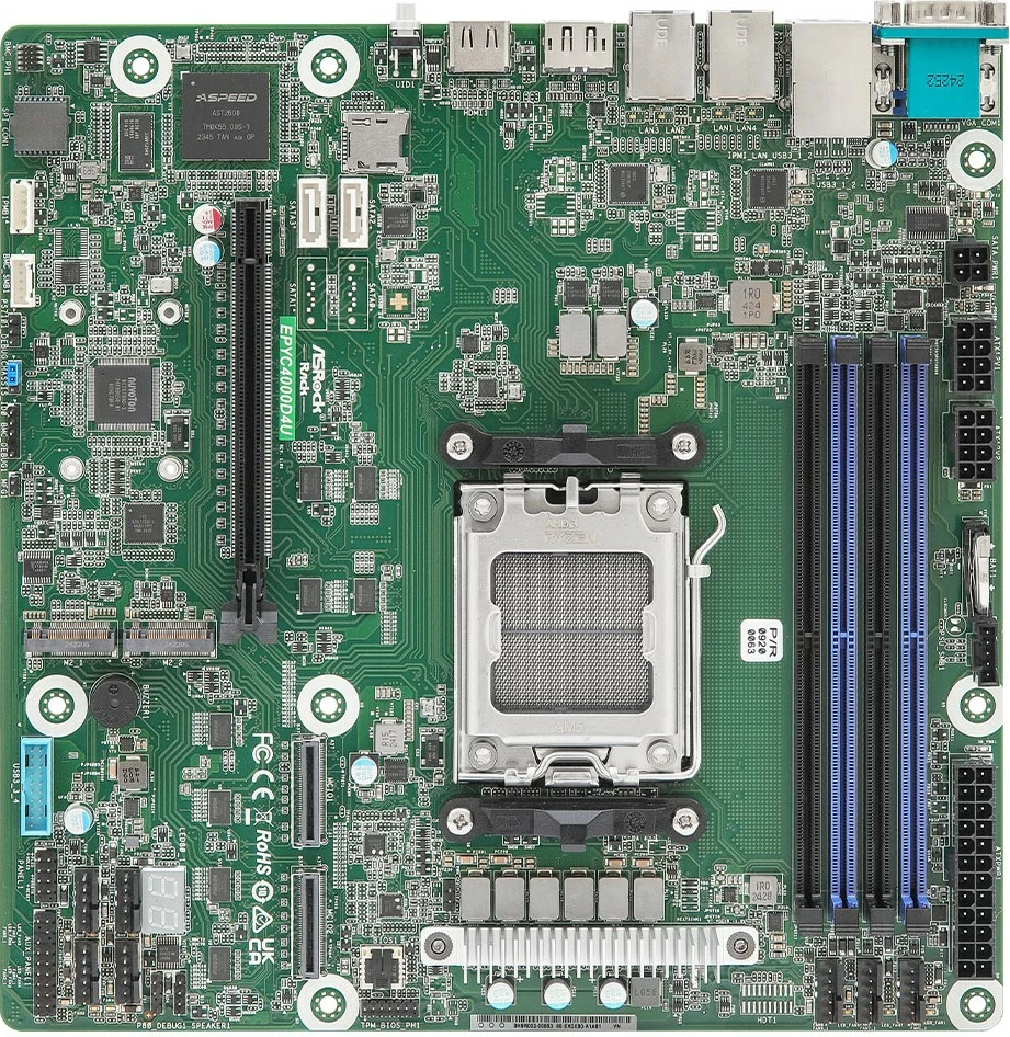 Pllakë amë ASRock EPYC4000D4U, Micro-ATX, Socket AM5