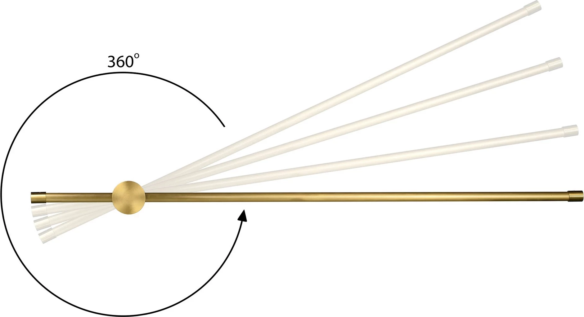 Llambë muri Activejet AJE-HILTON, LED, Patina