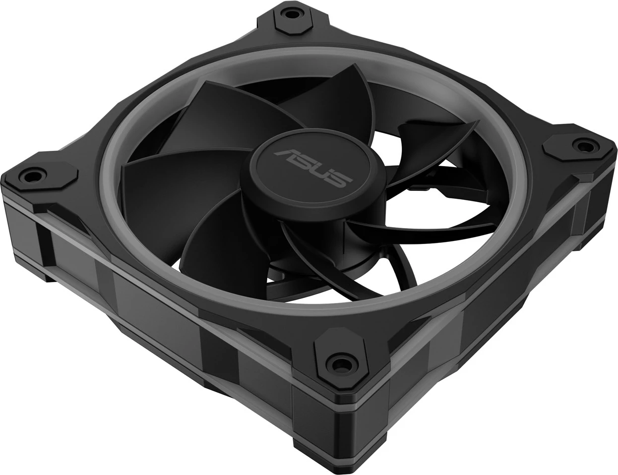 Set ventilatorë kasë ASUS Prime MR120 Fan ARGB Reverse, 12 cm, 3 copë, Zi