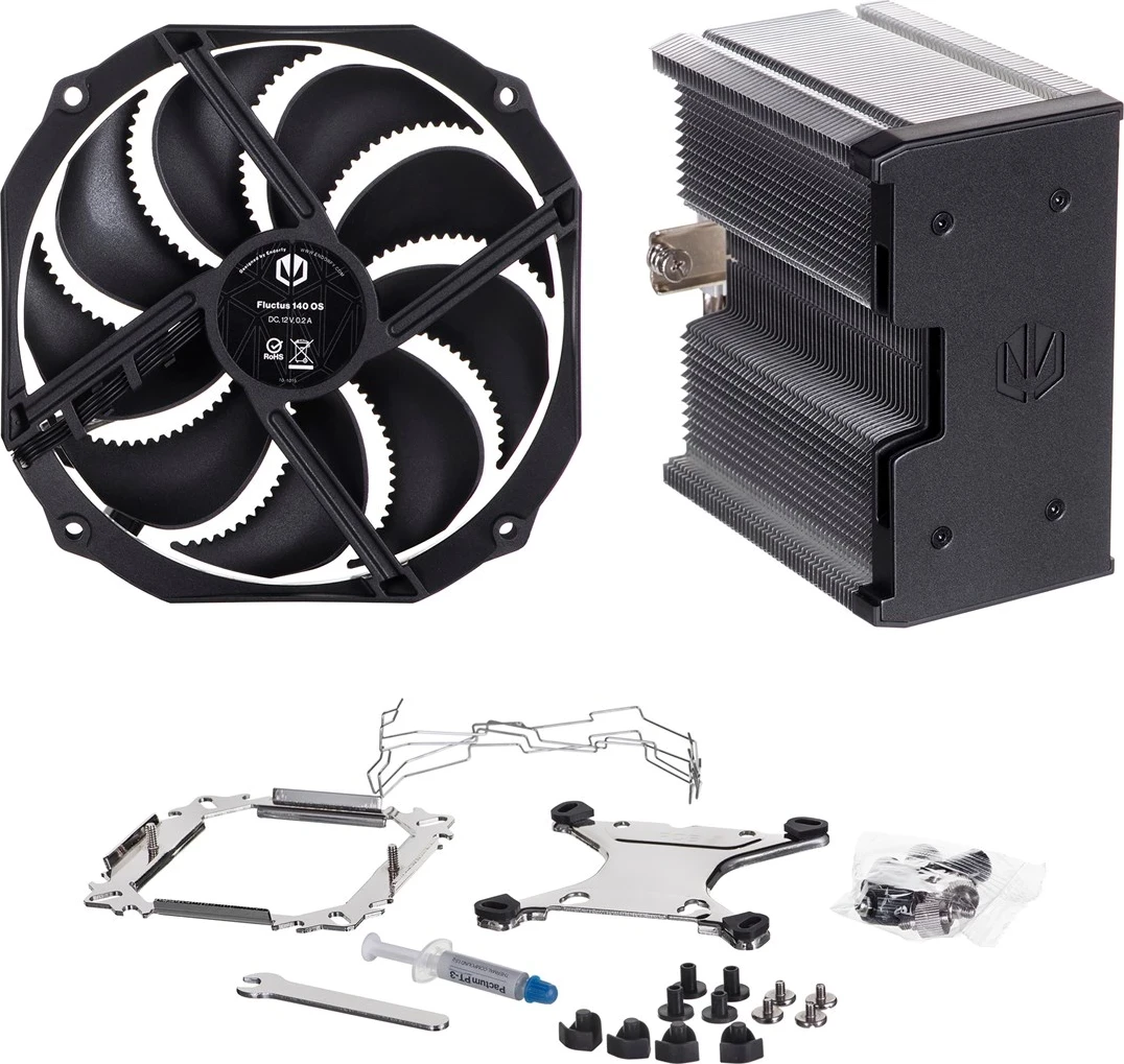 Ftohës për procesor ENDORFY Fortis 5, 14 cm, i zi / hiri