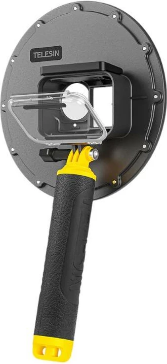 Kasë dome port Telesin OA-DMP-001 për DJI Action 3/4, efekt 50/50, deri 30m, me aksesorë