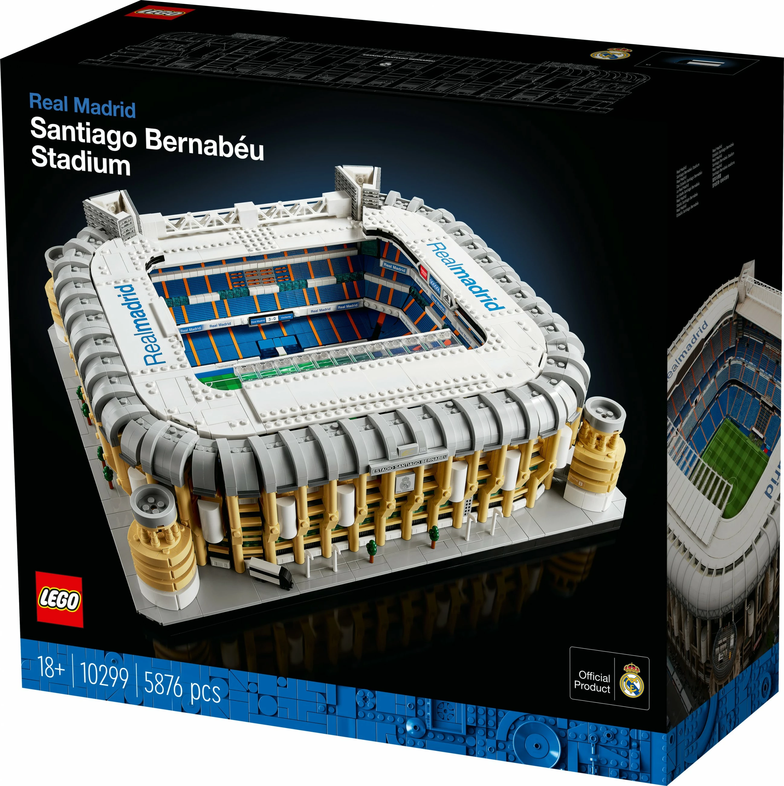 Set ndërtimi LEGO Creator Expert Real Madrid – Santiago Bernabéu Stadium, 5876 copë, plastikë