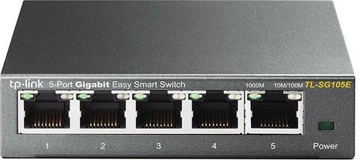Switch TP-Link 5-Port Gigabit Easy Smart, Managed, L2, Gigabit Ethernet (10/100/1000)