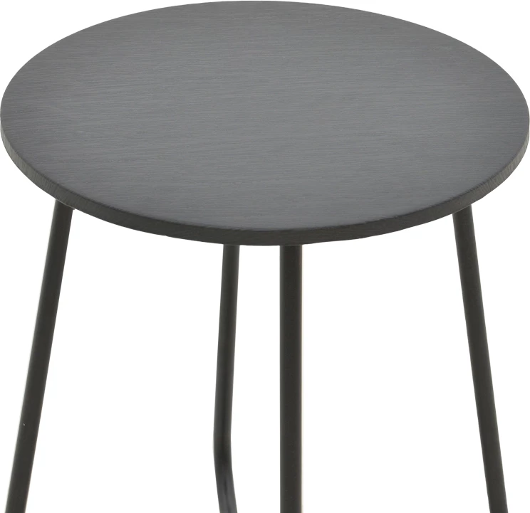 Tavolinë Bramwell metal ngjyrë e hirtë e errët D40x50cm