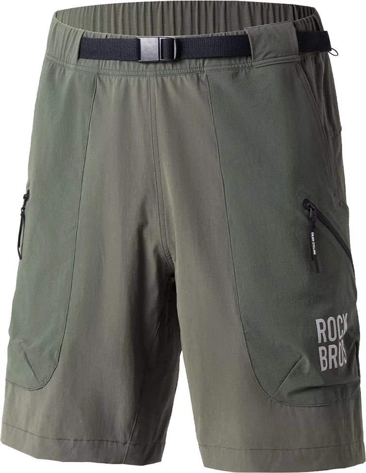 Shorce sportive Rockbros YDDK015, XXL, me rrip, xhepa me zinxhir YKK, gjelbër