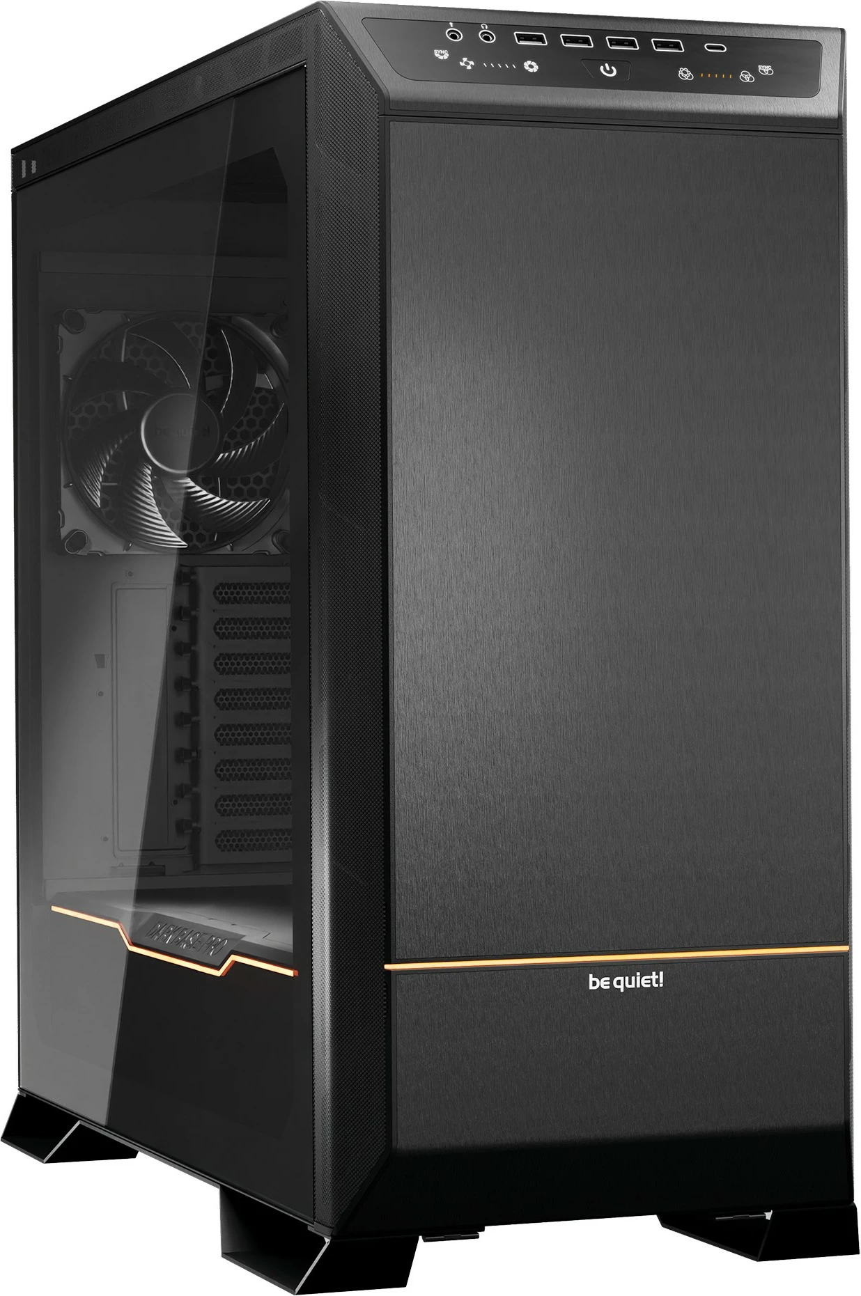 Kasë Be Quiet! DARK BASE PRO 901, Full Tower, PC, ATX, EATX, micro ATX, Mini-ATX, XL-ATX, Alumini, Qelq, Çelik, Gaming, e zezë