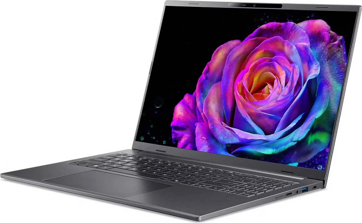 Laptop Acer Aspire 16 AI OLED A16-52M-5565, Core Ultra 5, 16GB/1TB, 16 inç, gri