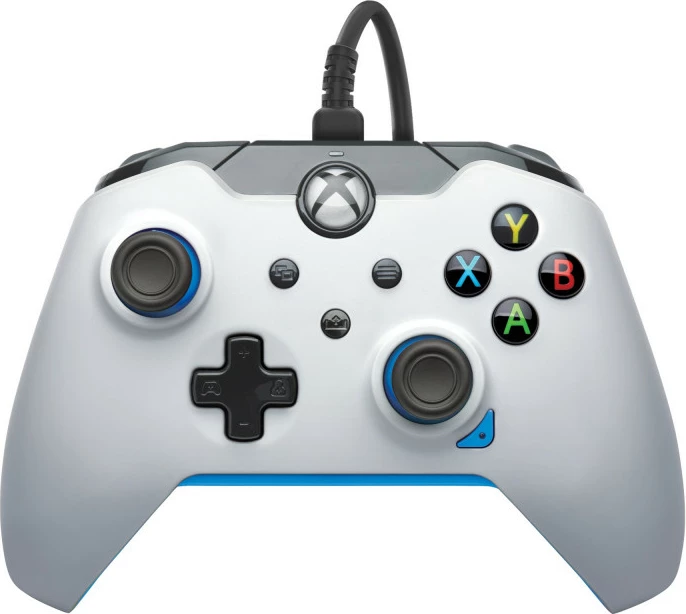 Kontroller me kabllo PDP Xbox Wired Controller ION 2.5 m, bardhë-kaltër