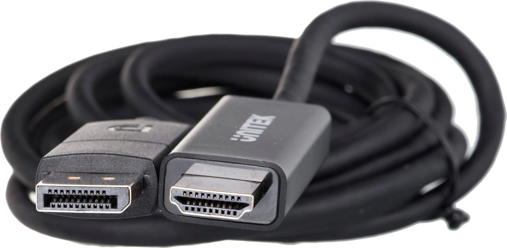 Përshtatës kabllor Unitek, HDMI-1.2, DP, 60 Hz,1.9 m, i zi