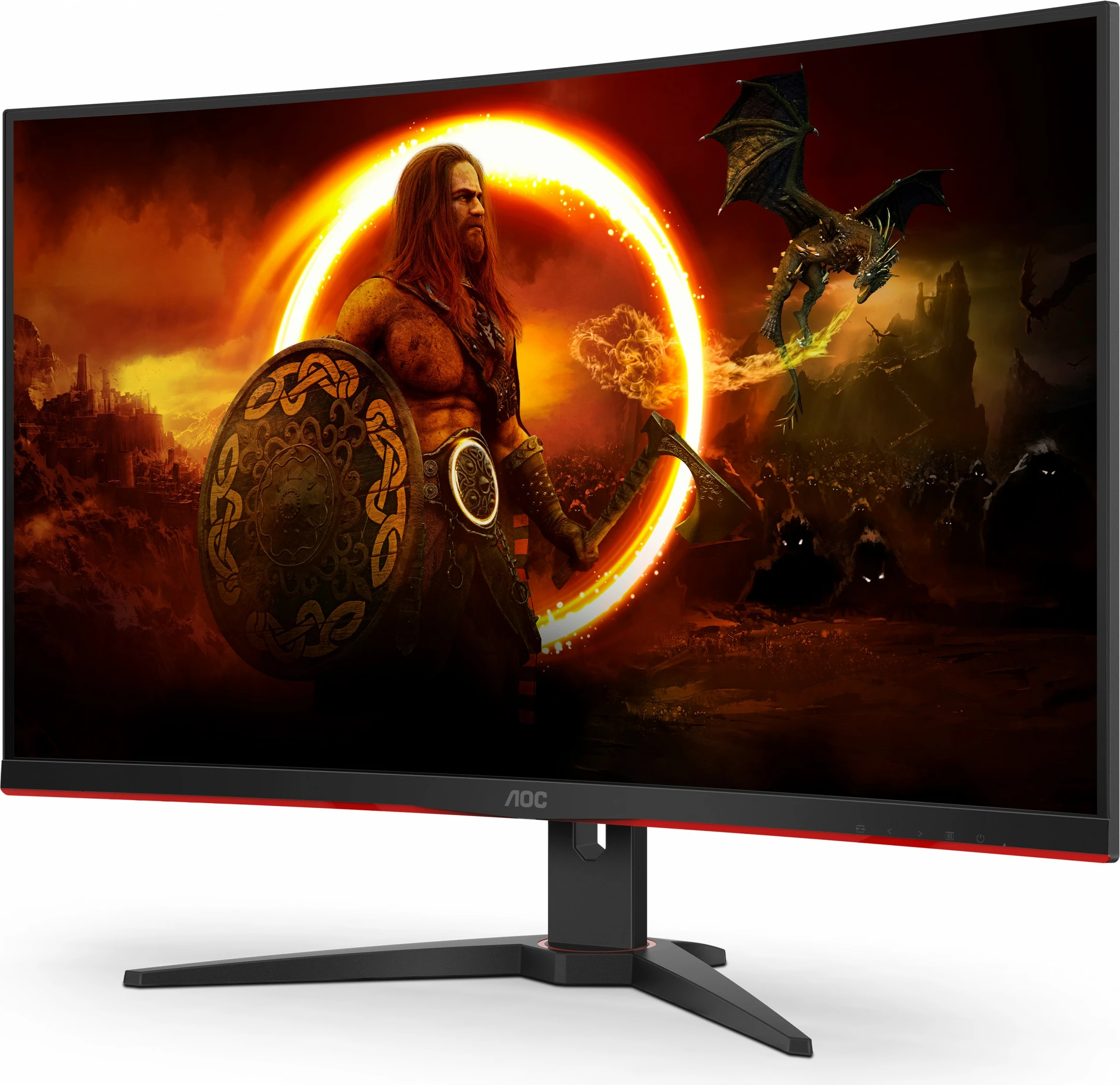 Monitor AOC G2 CQ32G2SE/BK, 31.5", 2K Ultra HD, LED, 1 ms, i zi, i kuq