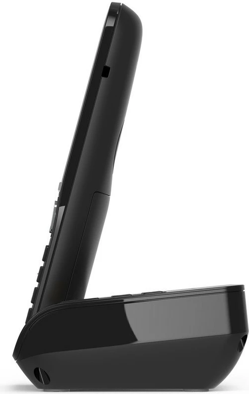 Telefon pa tela Gigaset COMFORT 550A, 3 dorëza, regjistrues automatik, 200 kontakte, i zi