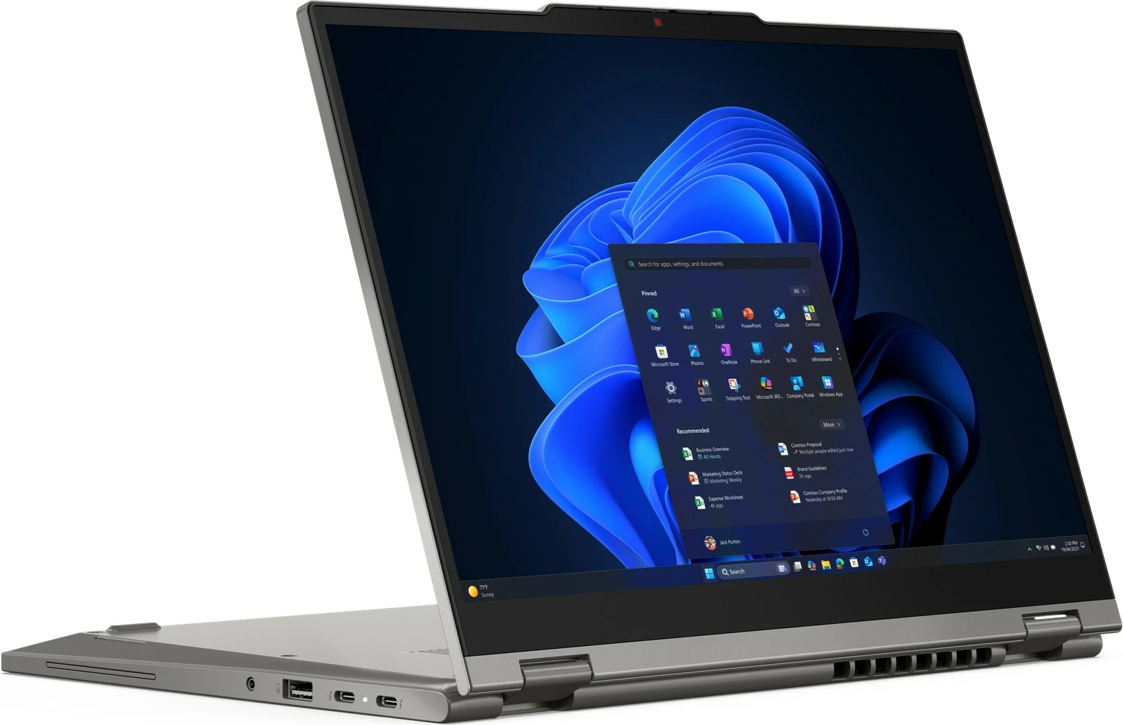 Laptop Lenovo ThinkPad L13 2in1, AMD Ryzen 7 PRO 250, 32GB RAM, 1TB SSD, 13 inç, 4G, gri