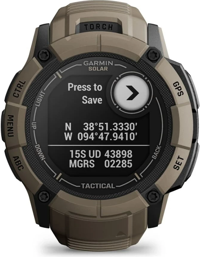 Smartwatch Garmin Instinct 2X Solar Tactical Edition, 50 mm, GPS, Gjelbër