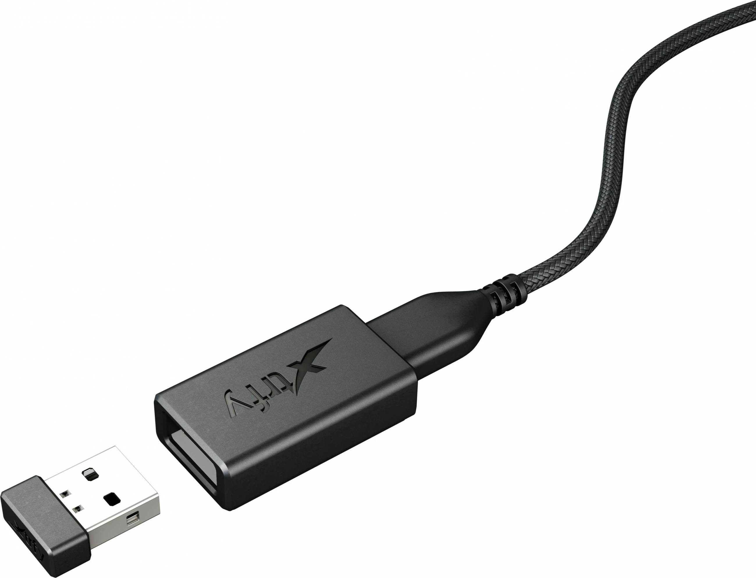 Maus Cherry XTRFY M42 RGB, Ambidextrous, Optical, RF Wireless + USB Type-C, 19000 DPI, Bardhë