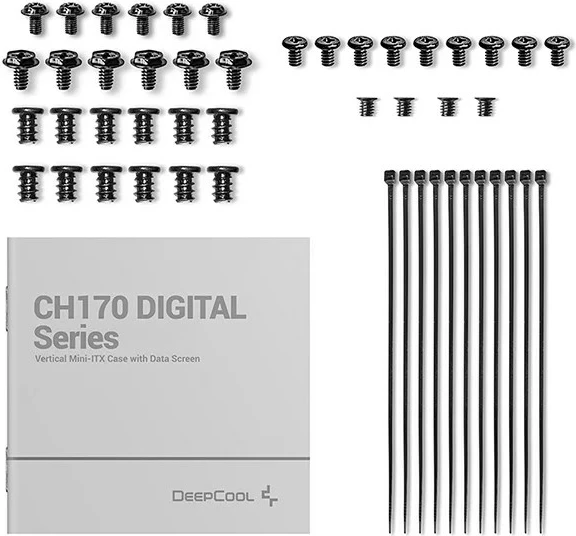 Kasë DEEPCOOL R-CH170-BKNPI0D-G-1, Tower, E zezë