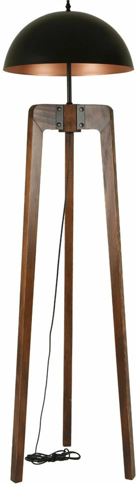 Llambë dyshemeje Opviq, 8580-1, ngjyrë arre, e zezë, ari rozë