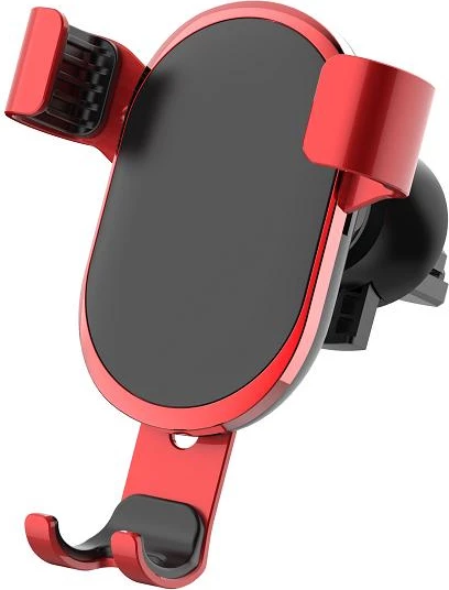 Mbajtës celulari për veturë LDNIO MG01, universal 10–17.7 cm, i kuq/zi