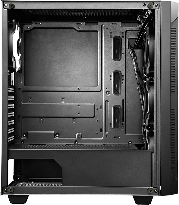 Kasë Chieftec Hunter GS-01B-OP, midi tower, xham i temperuar, RGB, e zezë