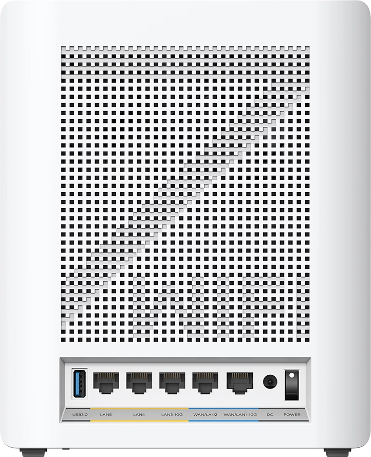 Sistem mesh router ASUS ZenWiFi BQ16 BE25000 WiFi 7 quad-band, 2x porte 10G, 2-pack, i bardhë