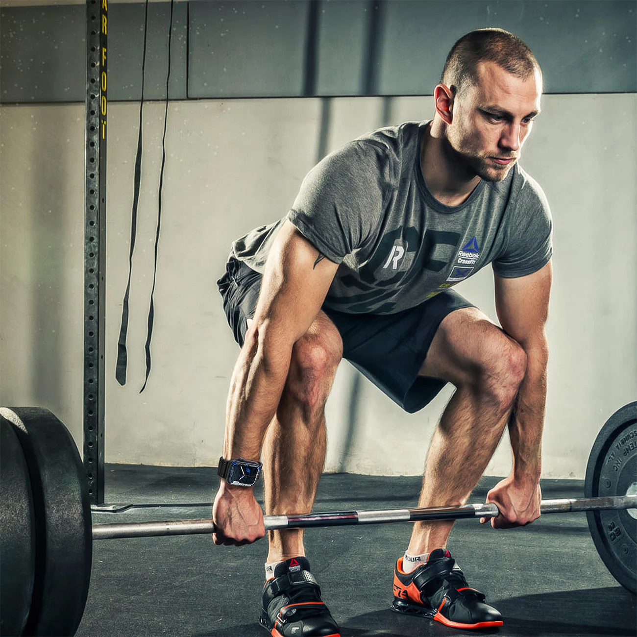 Rrip Apple Watch Hurtel Strap Triple Protection, për seri 1-9 & SE, 38/40/41mm, Transparent