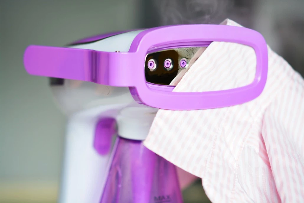 Hekur me avull PRIME3 SGS31, 1500W, dorezë e palosshme, 250 ml, Vjollcë/Bardhë