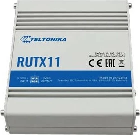Router Teltonika RUTX11, Wi-Fi 5, Dual-band, 4G, Gri