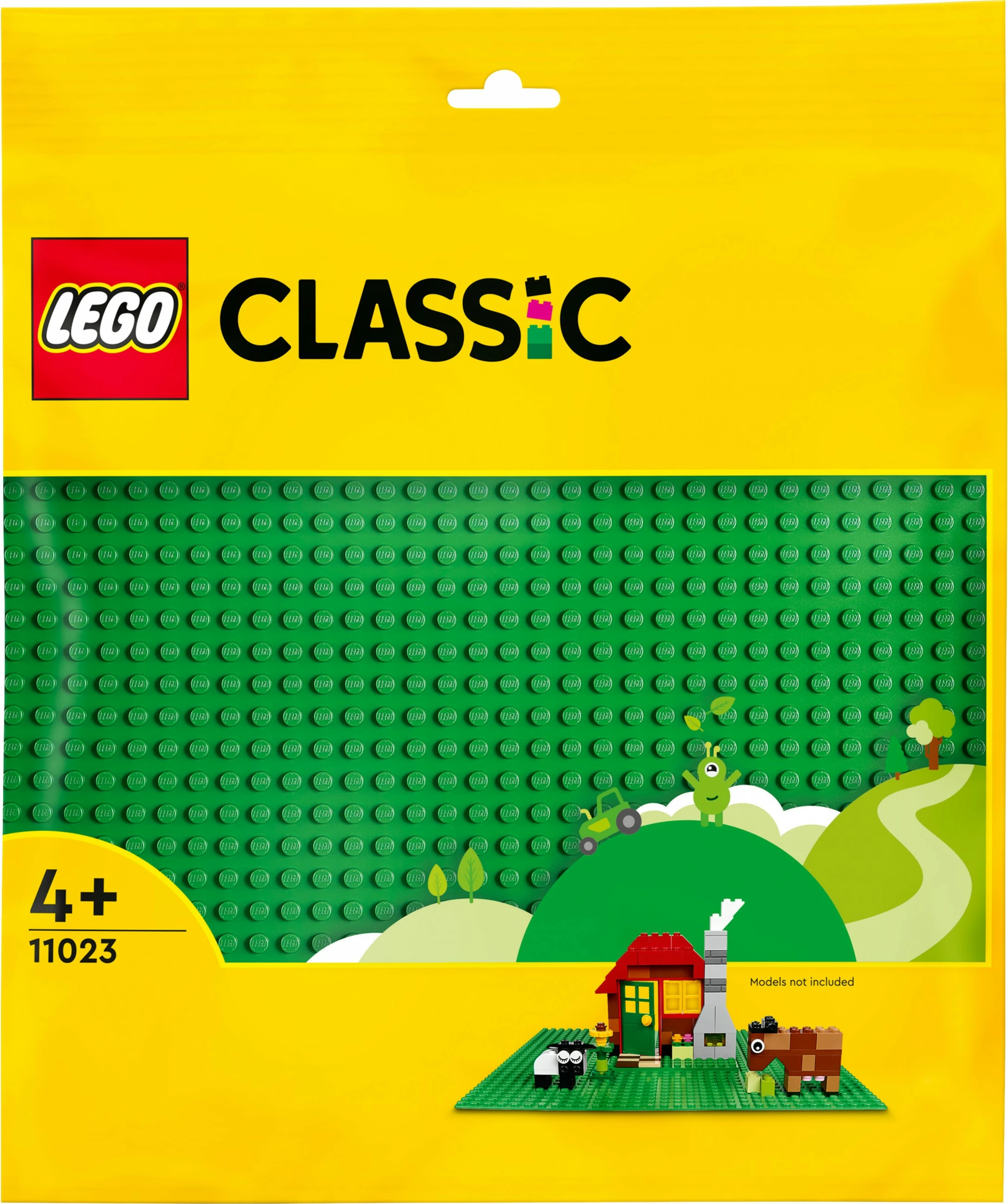 Set ndërtimi LEGO Classic Green Baseplate, 4 vjeç e lart, plastik, 1 copë, shumëngjyrësh