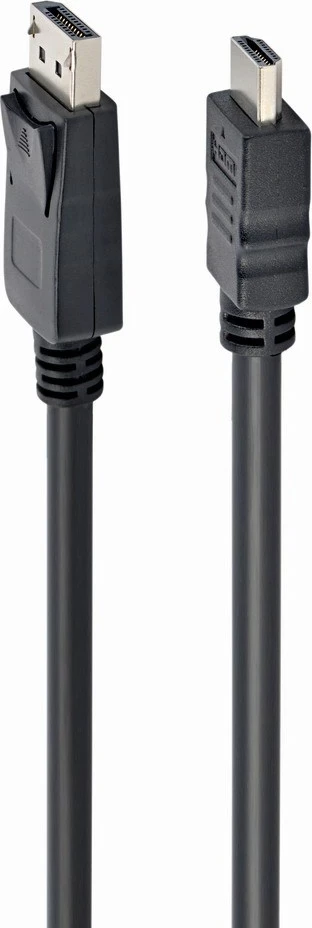 Kabllo HDMI Gembird, Type A DisplayPort, 1.8m, e zezë 