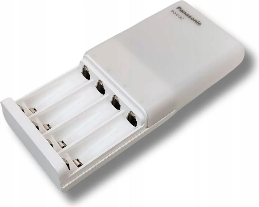 Karikues baterish Panasonic Eneloop Smartplus BQ-CC87USB, USB, i bardhë