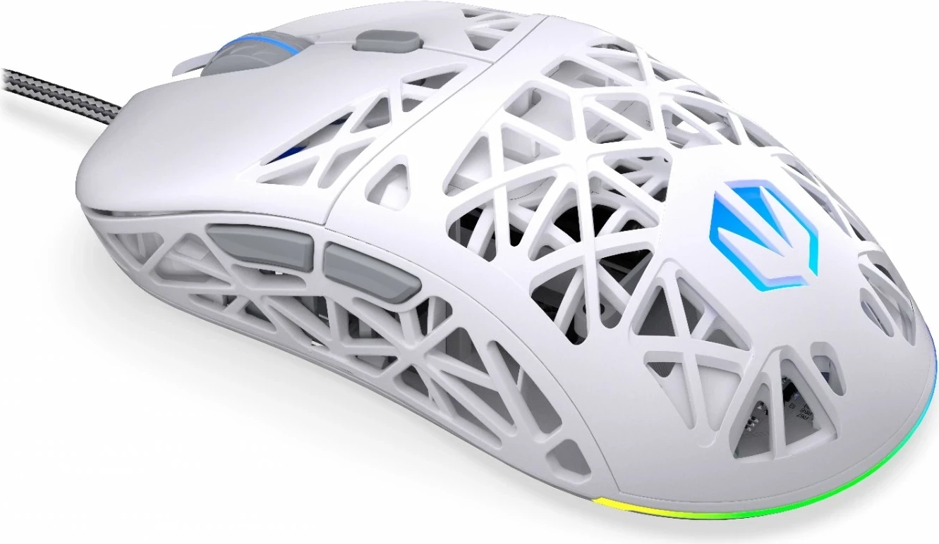 Maus Endorfy LIV Onyx, RGB, i bardhë