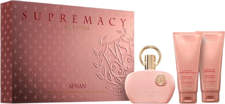 Set Eau de Parfum për femra Afnan Supremacy Pink, 100ml x 3