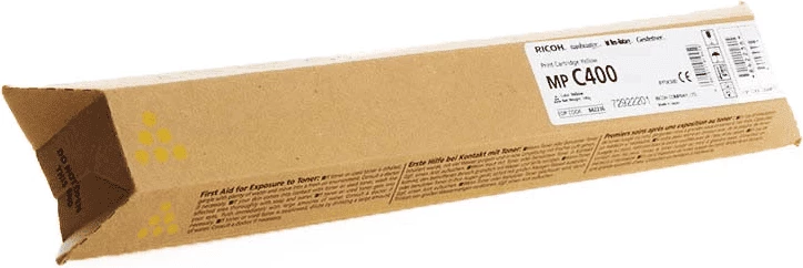 Toner Ricoh MP C400E 842236 rendiment 10000 faqe, standard, e verdhë