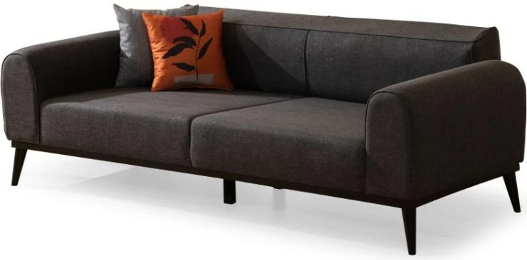 Divan-krevat treshe, ngjyrë antracit, Atelier del Sofa, Kapri