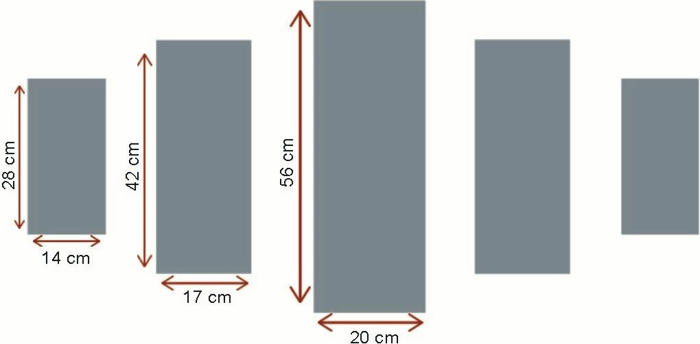 Pikturë dekorative MDF, 5 pjesë, Wallity, ST031