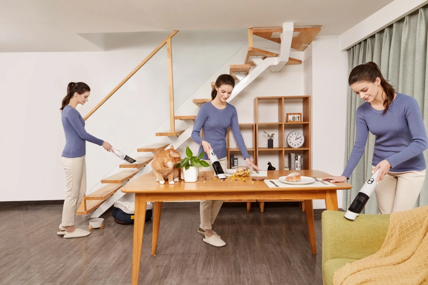 Fshesë dore Tineco GO Mini, pa kabllo, 2000mAh, e bardhë