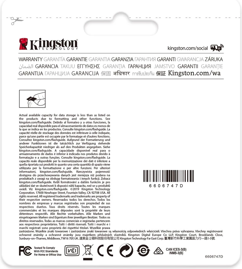 Kartë microSD Kingston's High Endurance, 128 GB, C10 UHS-l