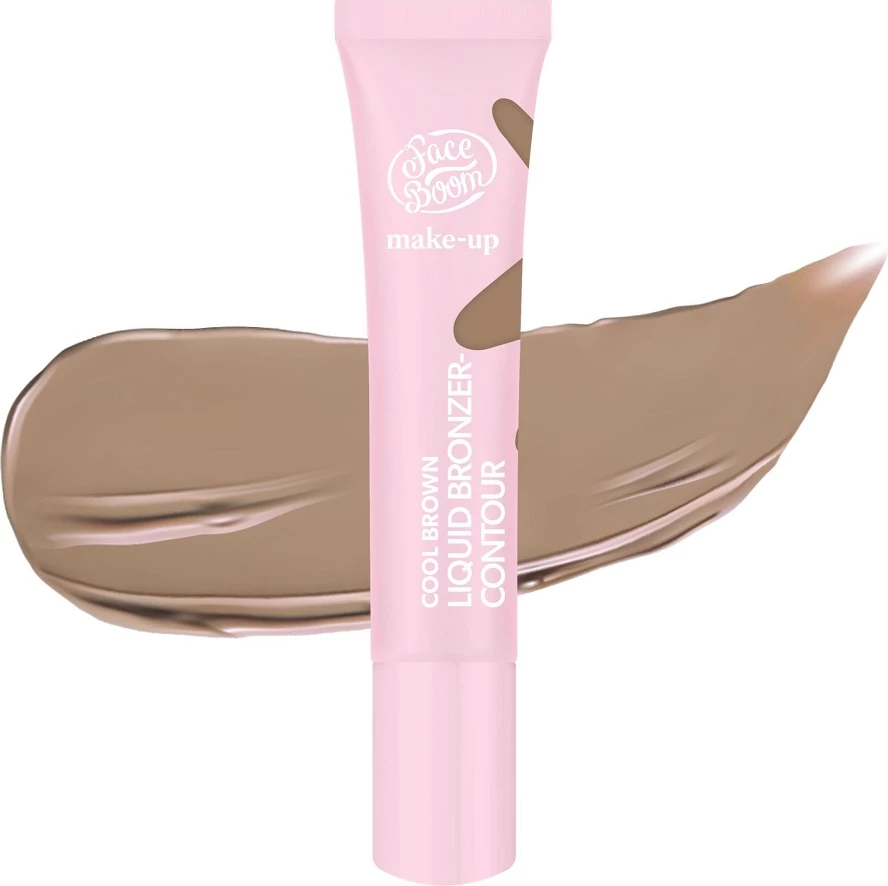 Bronzer i lëngshëm për femra Face Boom Cool Brown 15ml