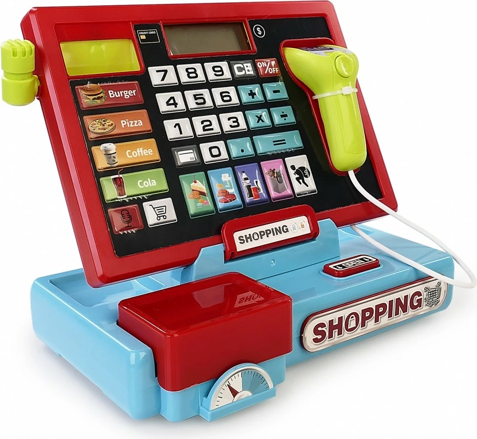 Kasë lodër Artyk 142543 me skaner dhe peshore, shumëngjyrëshe, set aksesorësh