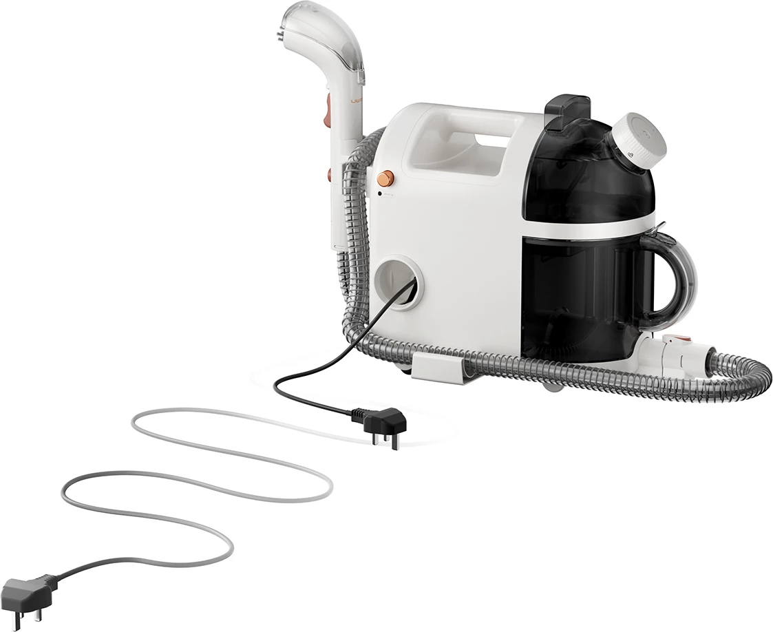 Fshesë me avull dhe korrent UWANT B200, 1900W, 12000Pa, me funksion pastrimi të thellë me avull, e bardhë, set aksesorësh