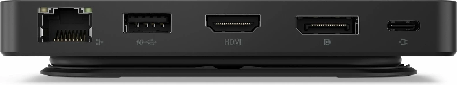Stacion docking USB-C Lenovo 40B90000WW dual display 4K, HDMI + DisplayPort, LAN Gigabit, Power Delivery, Eclipse Black, pa adapter