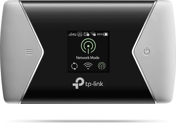 Router mobil 4G, TP-Link, M7450, hotspot Wi‑Fi me ekran, i zi