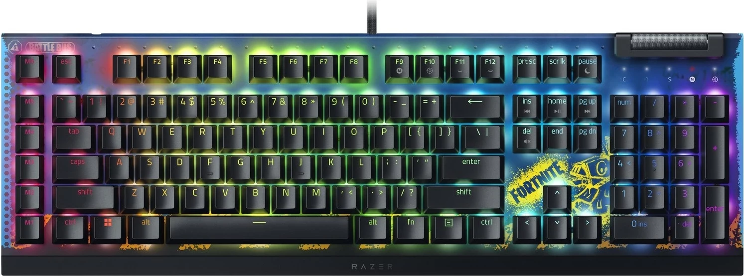 Tastaturë Razer BlackWidow V4 X, Fortnite Edition, RGB