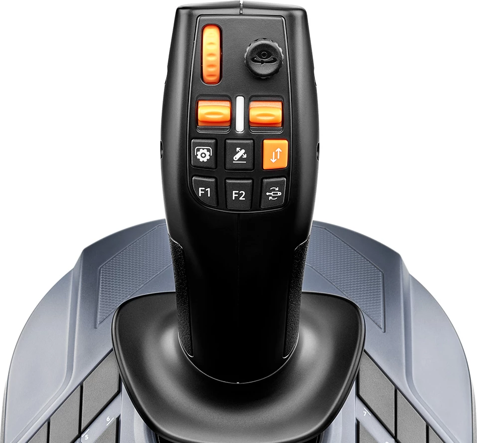 Joystick gaming Thrustmaster SimTask FarmStick për PC, e zezë/gri