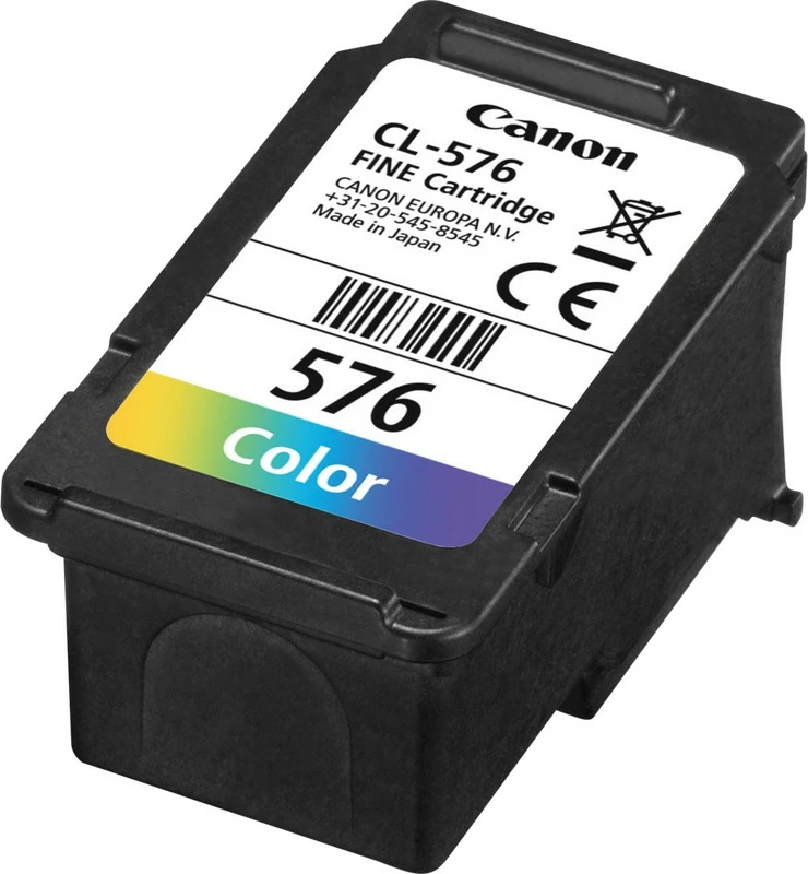 Toner Canon CL-576, Standard Yield, Cyan, Magenta, Yellow, 6.2 ml, 1 pc(s), 100 faqe, Single pack