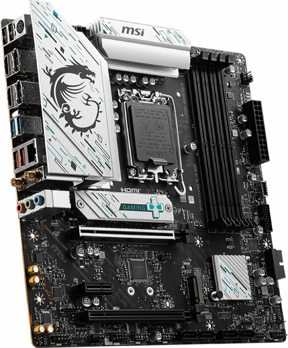 Pllakë amë MSI B760M GAMING PLUS WIFI, Micro ATX, DDR5 (deri 256GB), Wi‑Fi 6E, LAN 2.5GbE