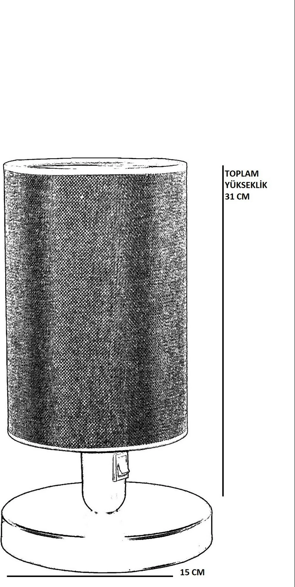 Llambë tavoline Opviq, ratan i zi, abazhuri